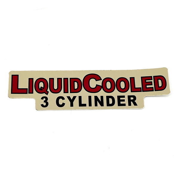 161189 - DECAL - LIQUID COOLED 3 CYL