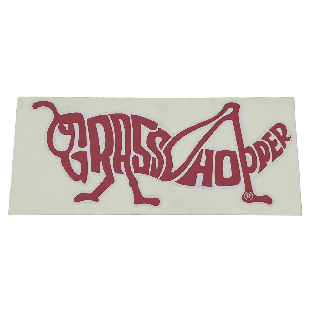 163295 - DECAL -GH EMBLEM-MED RED/WHITE