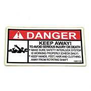 165115 - DECAL - KEEP AWAY ENTANGLEMENT