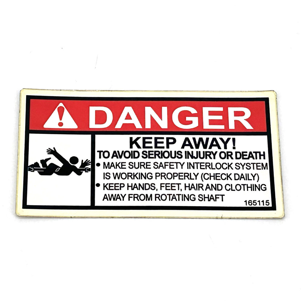 165115 - DECAL - KEEP AWAY ENTANGLEMENT