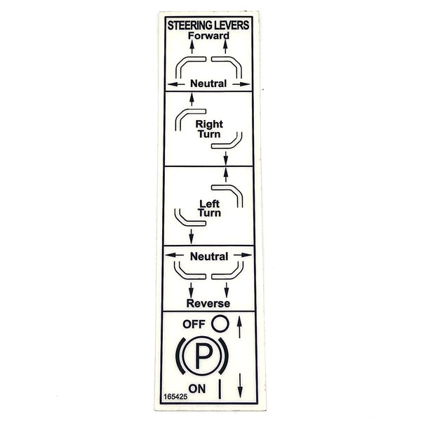 165425 - DECAL PICT - STEERING 700/900